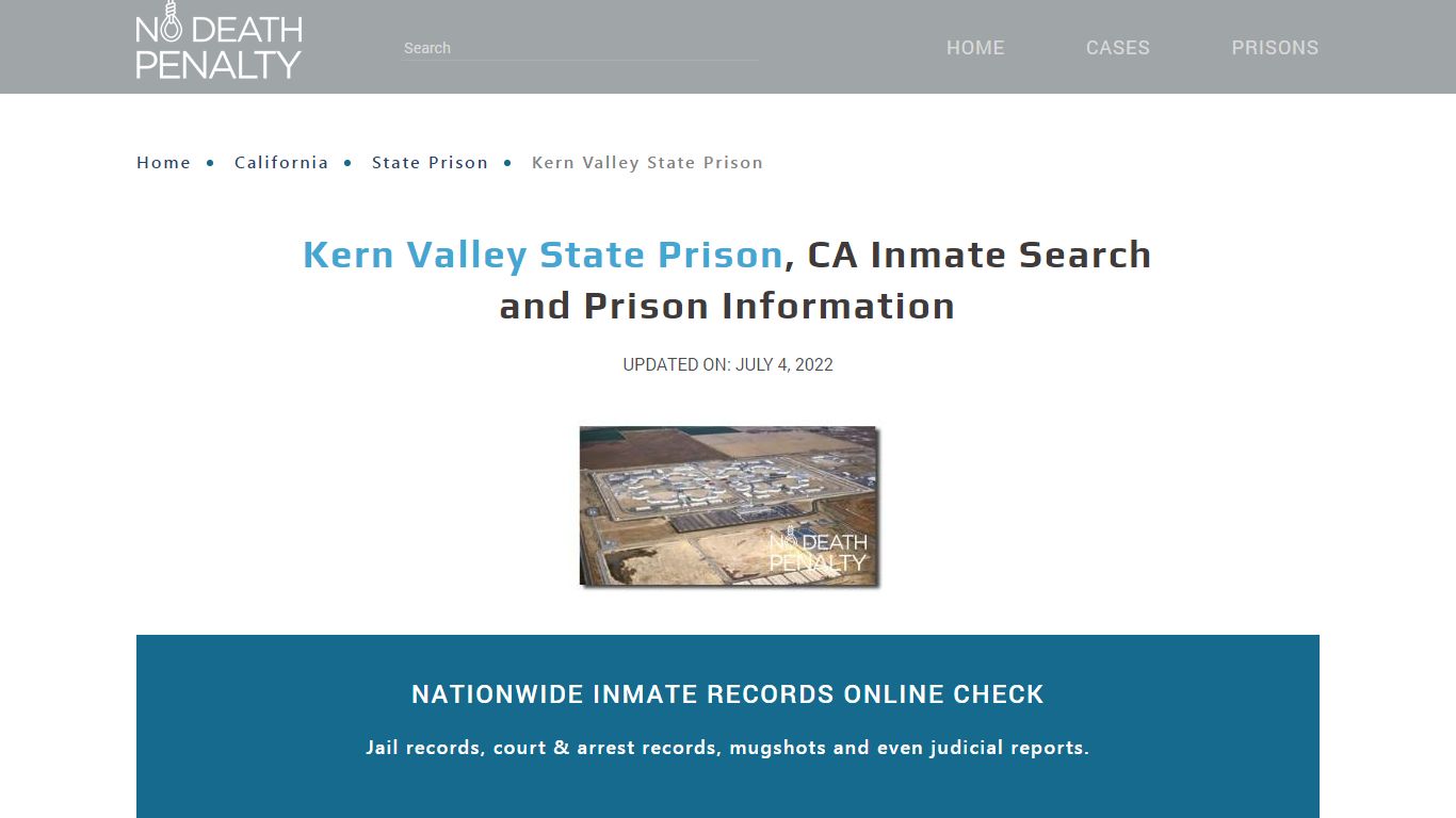 Kern Valley State Prison, CA Inmate Search, Visitation ...